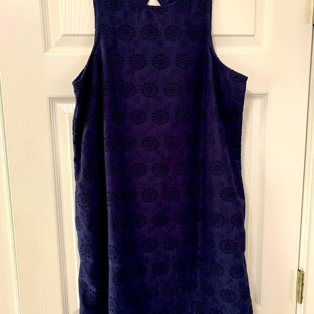 Navy blue sun dress